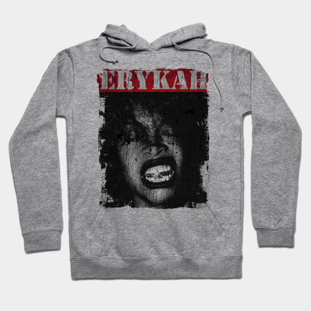 TEXTURE ART - Erykah Badu Hoodie by ZiziVintage